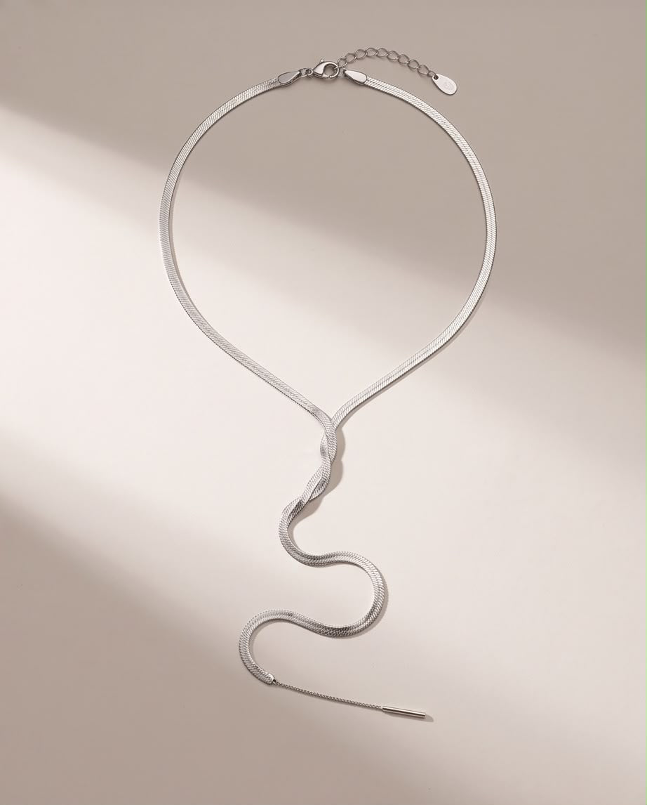 Collar Adna Plateado