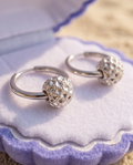 Aretes Lumiere Plateadas