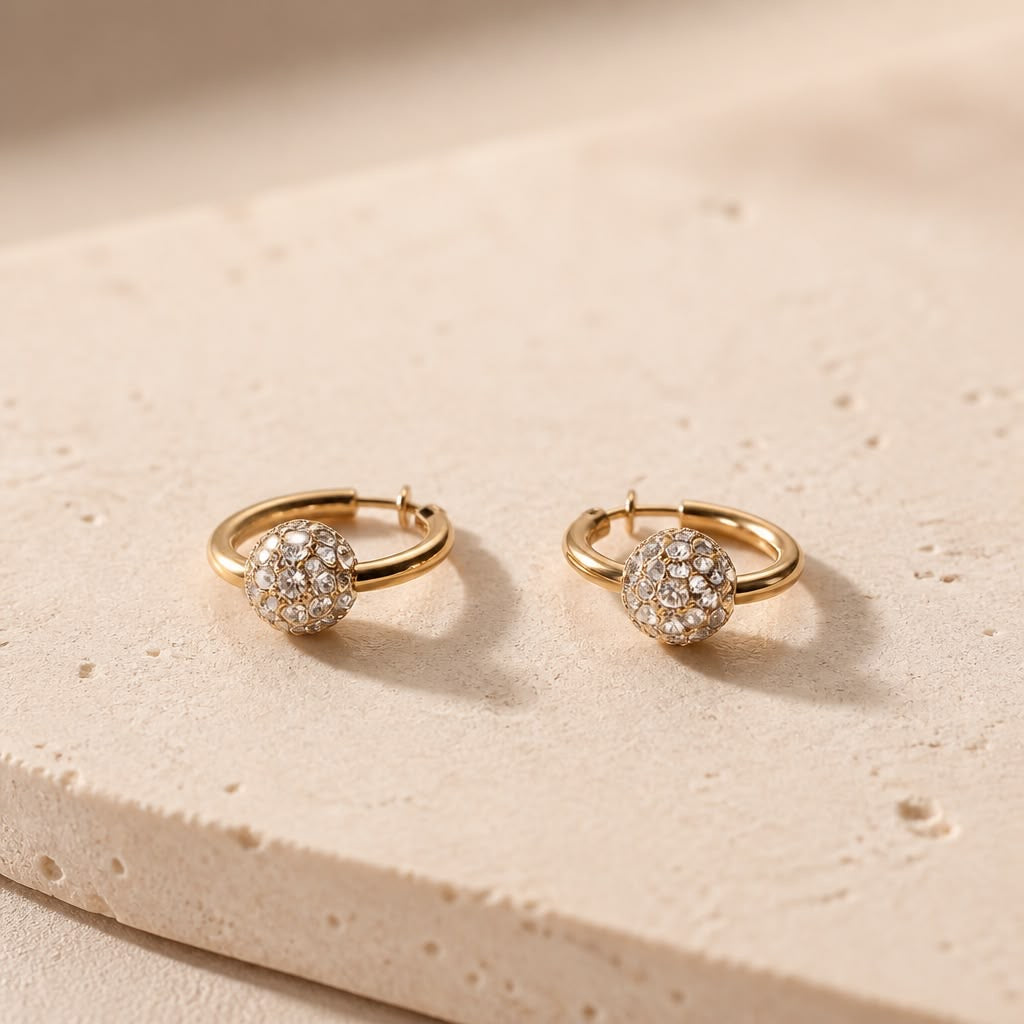 Aretes Lumiere Dorada